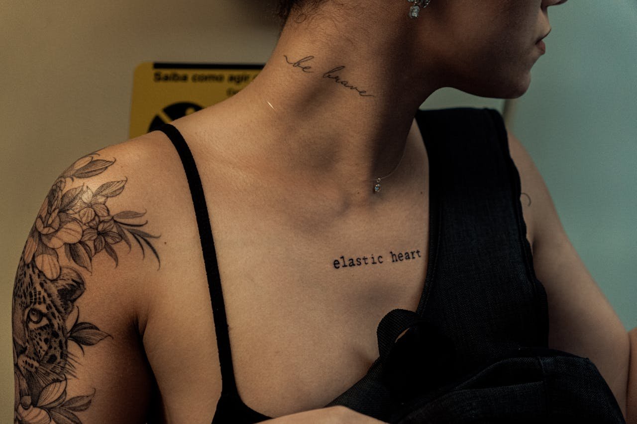 Tatouage phrase femme