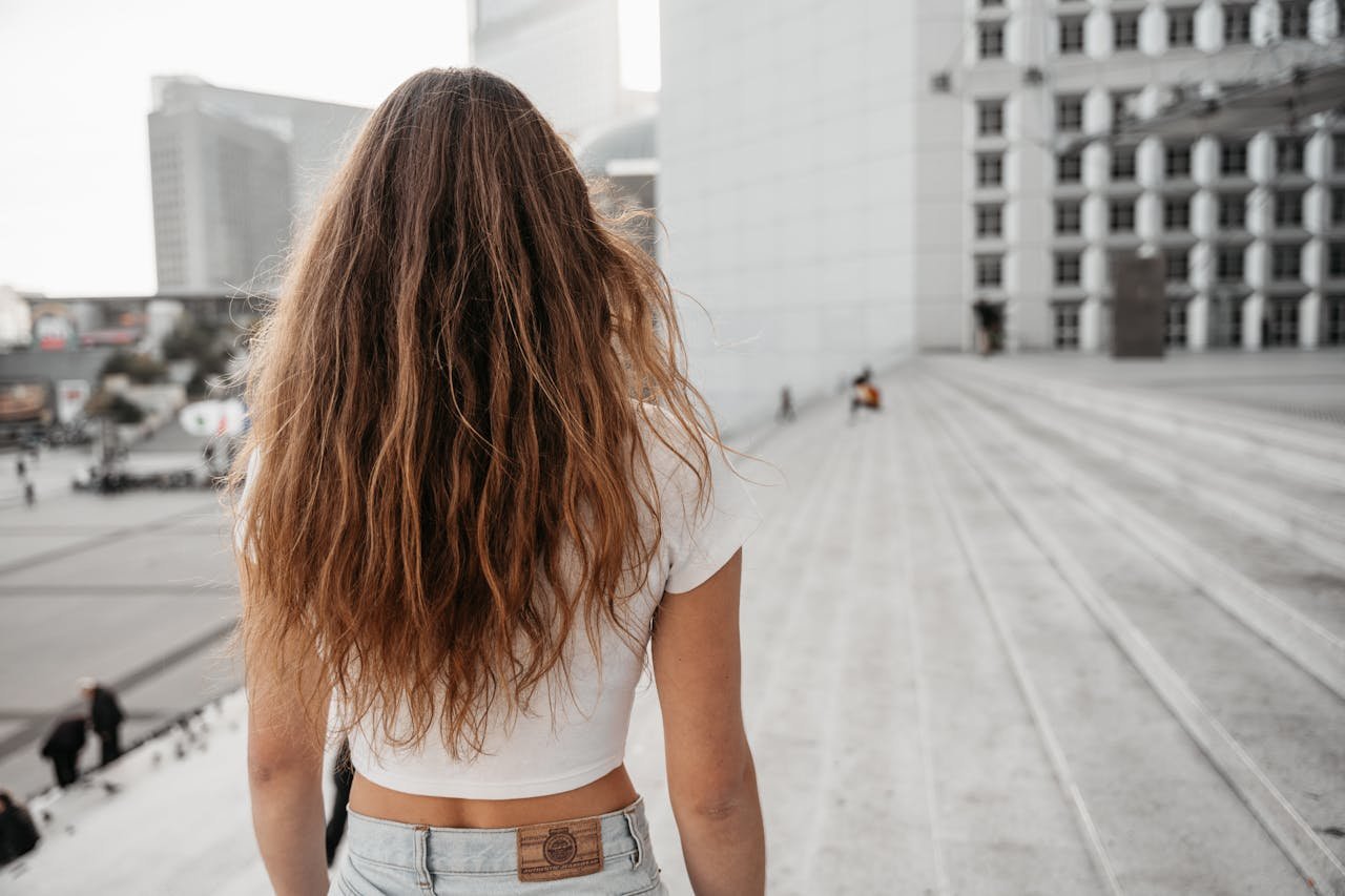 Cheveux mousseux