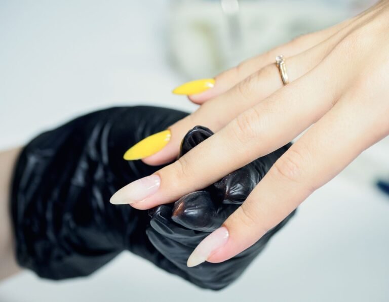 Gel sur ongle naturel